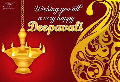 Wishing you all a very happy Deepavali - Premium Wishes