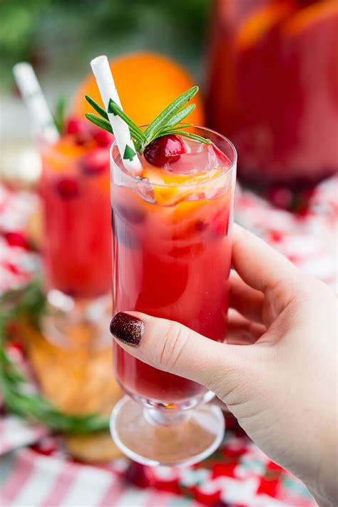 Christmas Punch Recipe (Boozy or Not) | Sugar & Soul