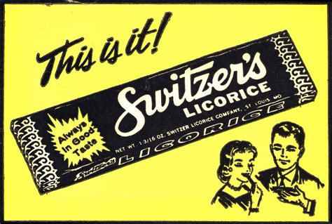 Switzer’s black licorice – St. Louis Advertising History