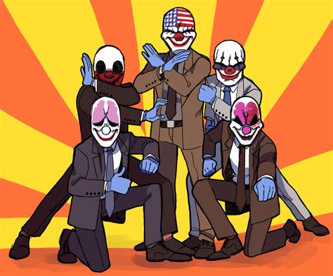 the payday gang by kinozie on DeviantArt