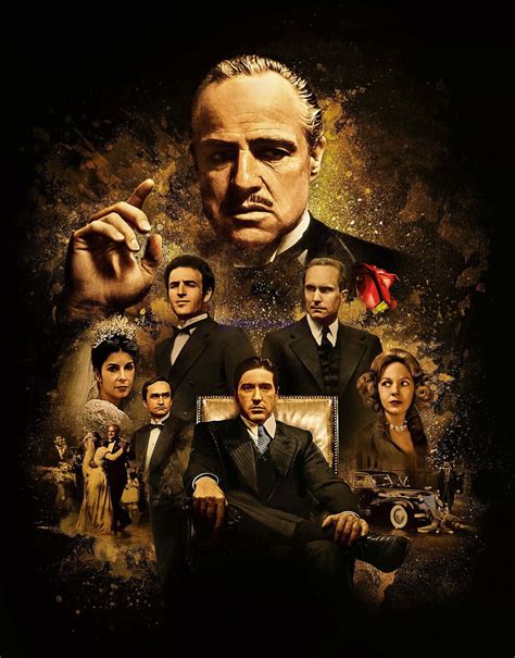 THE GODFATHER 50TH ANNIVERSARY COMMENTORATIVE ARTWORK PHOTO | eBay