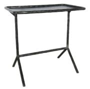 Hammered Black Metal Side Table - Mecox Gardens