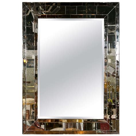 Rectangular Mirror with Sectioned Mirror Frame For Sale at 1stDibs ...