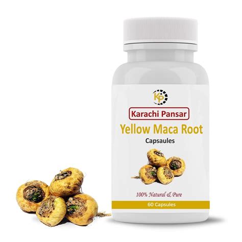 Yellow Maca Root Capsules - Karachi Pansar