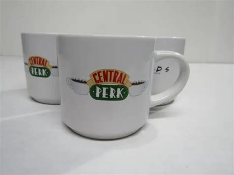 CENTRAL PERK MUG Set Friends TV Show Coffee Tea White 11 oz, Coffee Lot of 4 $18.99 - PicClick
