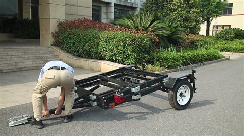 4x8 5x8 Folding Utility / Red /car Trailer - Buy Folding Trailer,Utility Trailer,Car Trailer ...