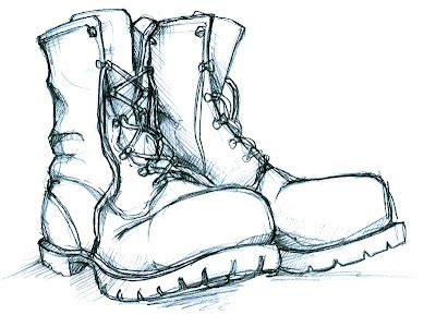 Michael Murdock - Illustration blog.: Combat boots.