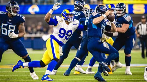 Highlights: Rams DL Aaron Donald delivers aggressive sack vs. Titans in Week 9 at SoFi Stadium ...