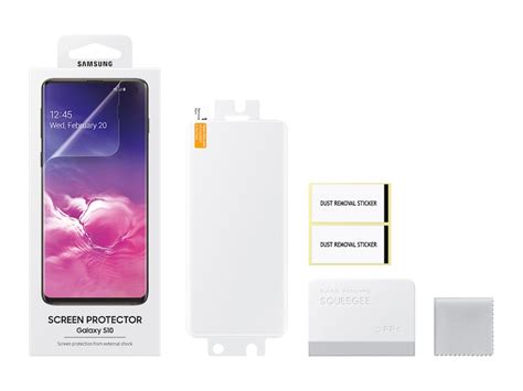 Galaxy S10 Screen Protector Transparent Mobile Accessories - ET ...