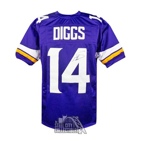 Stefon Diggs Autographed Minnesota Custom Purple Football Jersey - JSA ...