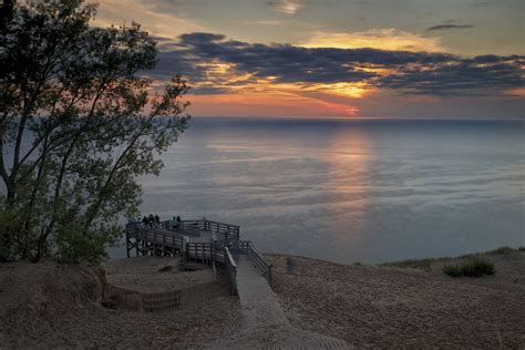 sunset, sleeping bear dunes national lakeshore | Sunset view… | Flickr