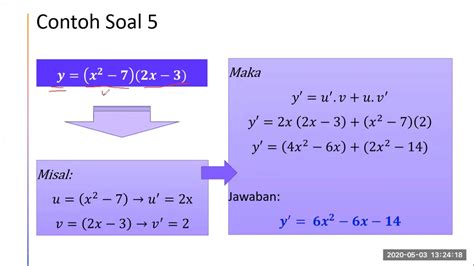 Contoh Soal Turunan Parsial Dan Penyelesaiannya - Bakti Soal