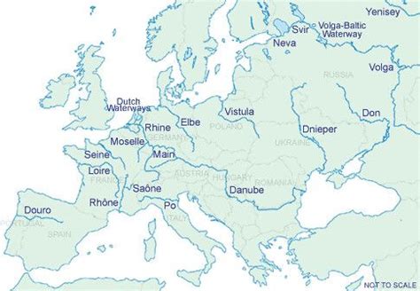 Mapas de los Ríos de Europa [Actualizado] | Blogitravel | Viajes y ...