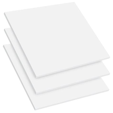 Buy Mega Format Expanded PVC Plastic Sheets - 12" X 12" Rigid White ...