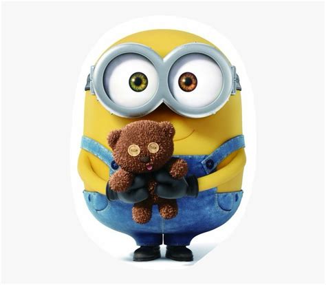 #bob #minions #yellow #blue #teddybear - Bob Teddy Bear Minion, HD Png Download , Transparent ...