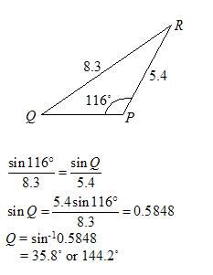 Law of Sines or Sine Rule (video lessons, examples and solutions)