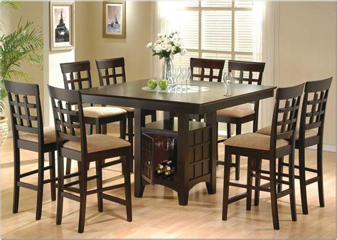 9 Piece Black Dining Room Sets