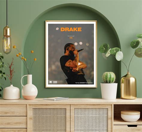 Drake's 2024 Poster, Gift For Fans, Retro Drake Tour 2024 Poster sold ...