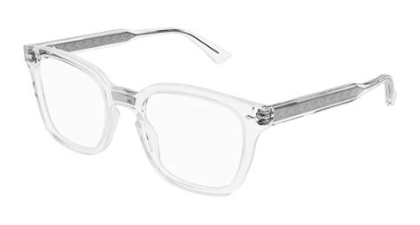 Gucci GG0184O Clear Square Frames in Black | Lyst