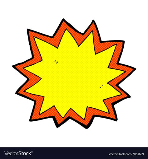 Comic cartoon explosion Royalty Free Vector Image