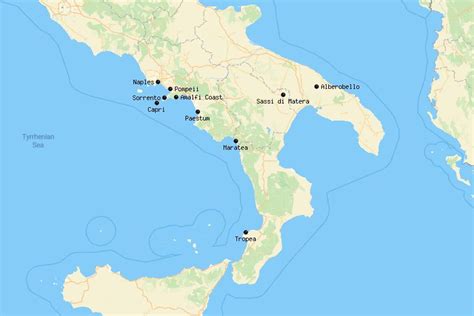 Map Of Southern Italy – Get Map Update