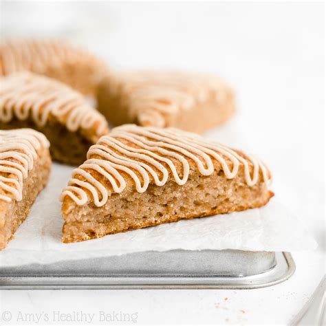 Healthy Cinnamon Scones (Easy 1-Bowl Recipe!) | Amy's Healthy Baking