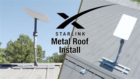 How to Install Starlink Satellite Dish on a Metal Roof - YouTube