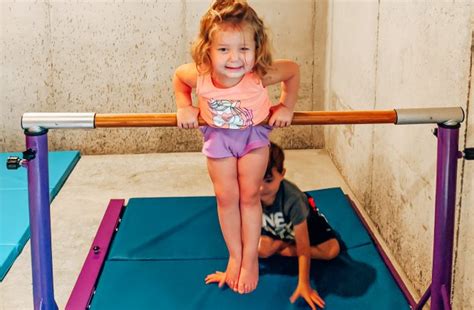 Best Gymnastics Equipment for Home - Our Home Gymnastics Setup • COVET ...