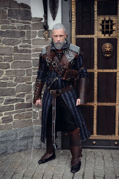 Geralt of Rivia Witcher cosplay costume video game outfit | Etsy