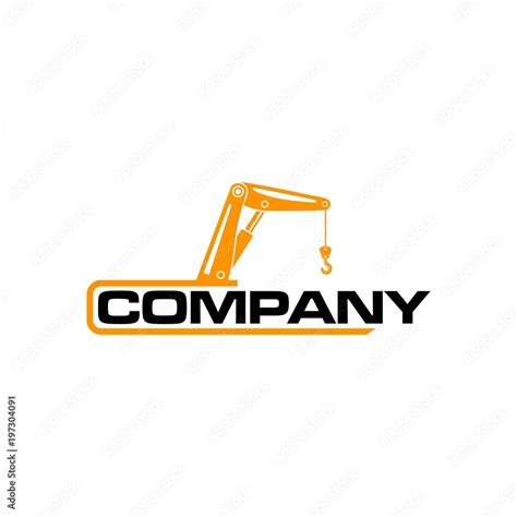 crane logo vector Stock Vector | Adobe Stock