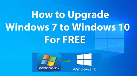 Upgrade Windows 7 to Windows 10 for Free - YouTube