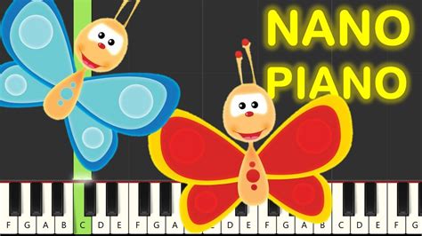 BabyTV - Butterflies Piano Tutorial - YouTube