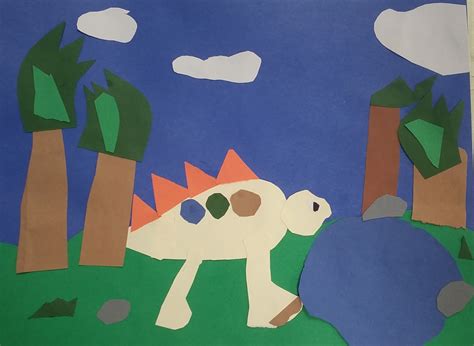 Art With Mr. E: Collage Dinosaurs: 2nd Grade