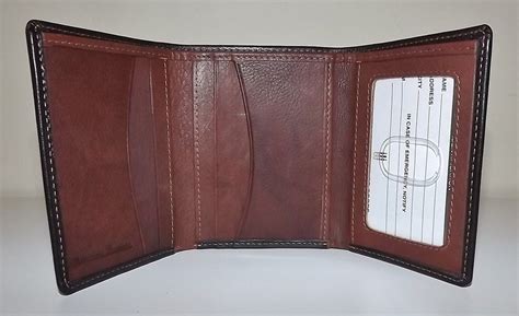 Italia Leather Men's RFID Protected Trifold Credit Card ID Wallet - Travel Trek Luggage & Travel ...