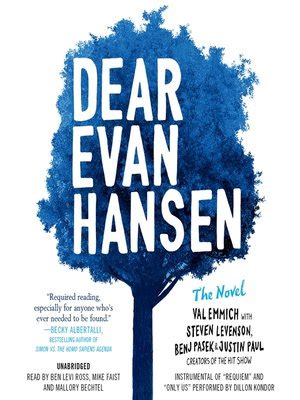 Dear Evan Hansen by Ben Levi Ross · OverDrive: Free ebooks, audiobooks ...