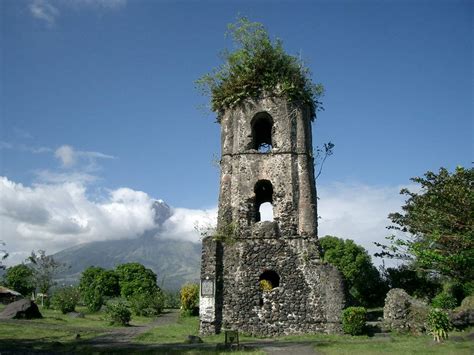 Cagsawa Ruins, Albay, South East Luzon, Philippines - GibSpain