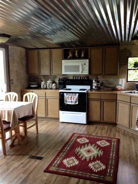 Mobile Home Renovation: Professional Artist Creates a Rustic Masterpiece