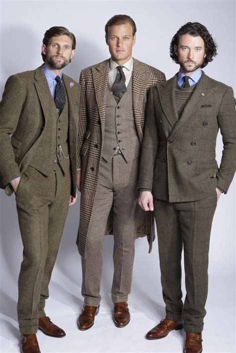 Ralph Lauren men of tweed | Well dressed men, Mens outfits, Wedding suits men