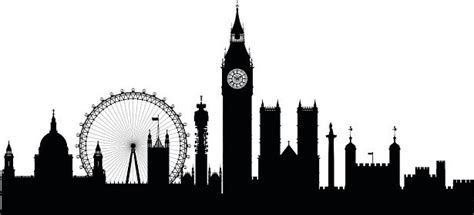 Image result for london skyline outline | London buildings, London cityscape, City skyline art