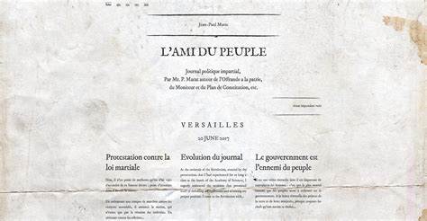 GitHub - JohnCoene/marat: 📜 Jekyll theme inspired by L'Ami du Peuple