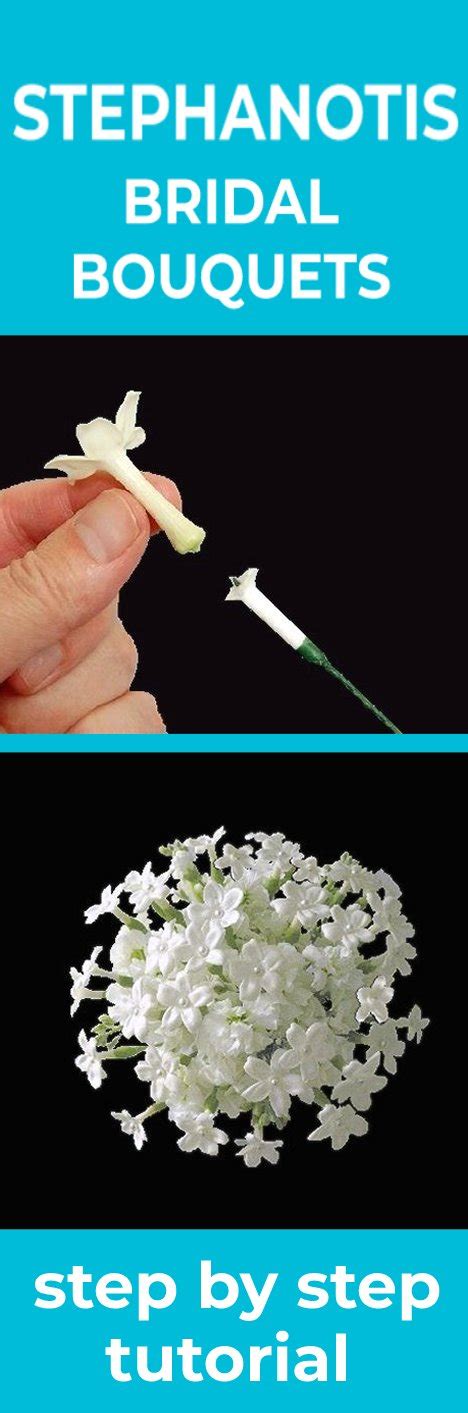 Stephanotis Bridal Bouquet - Free Wedding Flower Tutorials for Brides