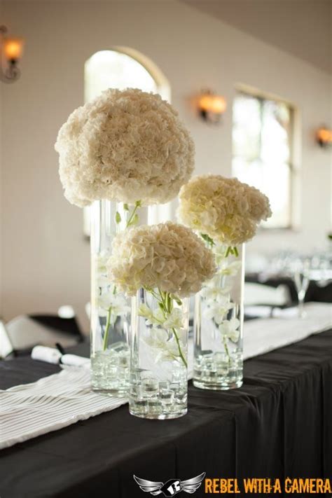 Stunning white hydrangea centerpieces. | Wedding Florals | Pinterest ...