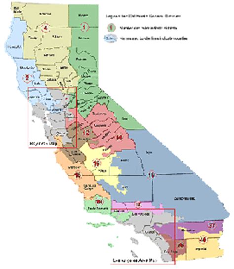 California Senate District Maps