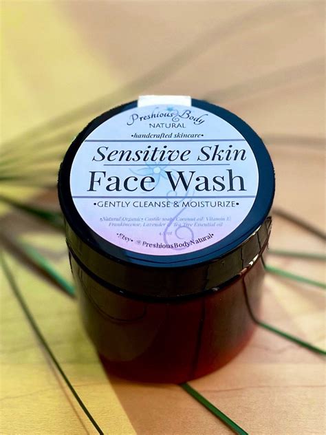 Sensitive Skin Face Wash Gentle Face Wash Coconut Oil Cleanser Clean ...