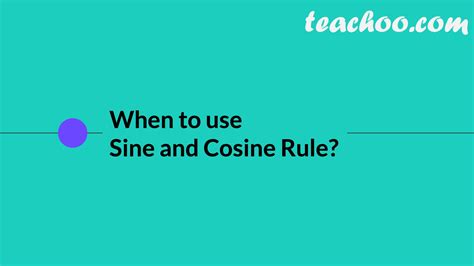 Law of Cosine (Cosine Law) - with Examples and Proof - Teachoo