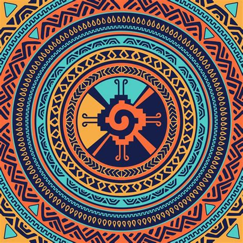 Colorful Hunab Ku Mayan symbol Art Print by Nartissima | Mayan symbols ...