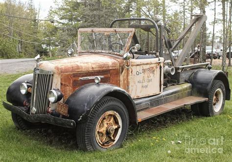 Vintage Tow Truck Photograph by Marcia Lee Jones - Fine Art America