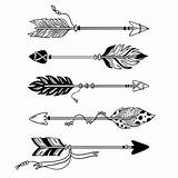 Feathered Indian Arrow Coloring Pages sketch template