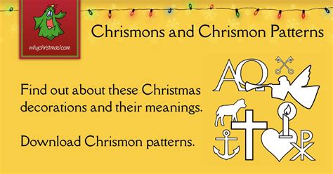 How the Christmas Custom of Chrismons started. Download Chrismon Patterns. What Chrismons mean ...