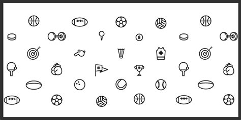 Free Vector Sports Icons Pack (EPS) | Bypeople